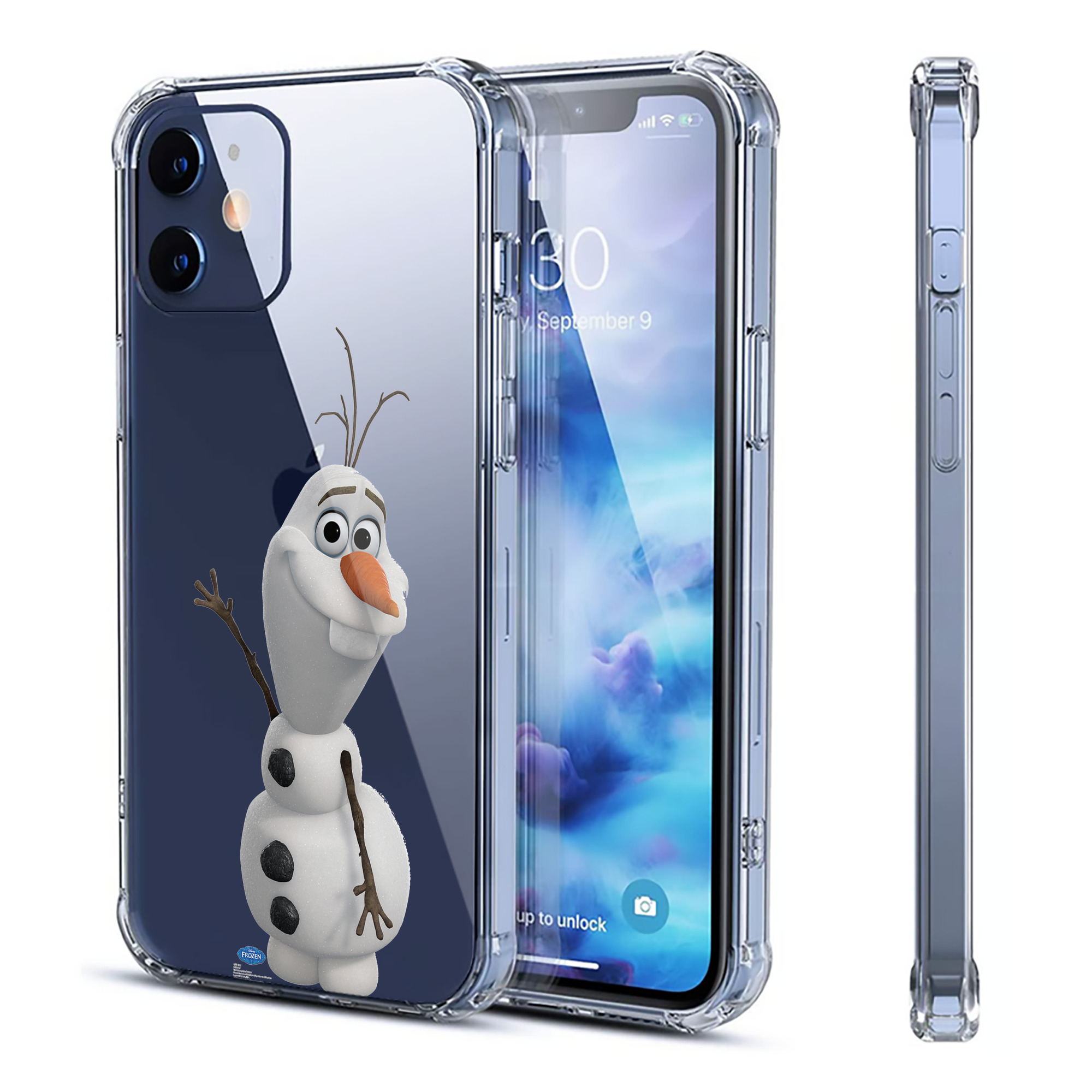 （画像用） アナと雪の女王 アンナ エルサ Frozen Anna Elsa 【iPhone 12シリーズ対応】透明スマホケース（クリアソフトケース）